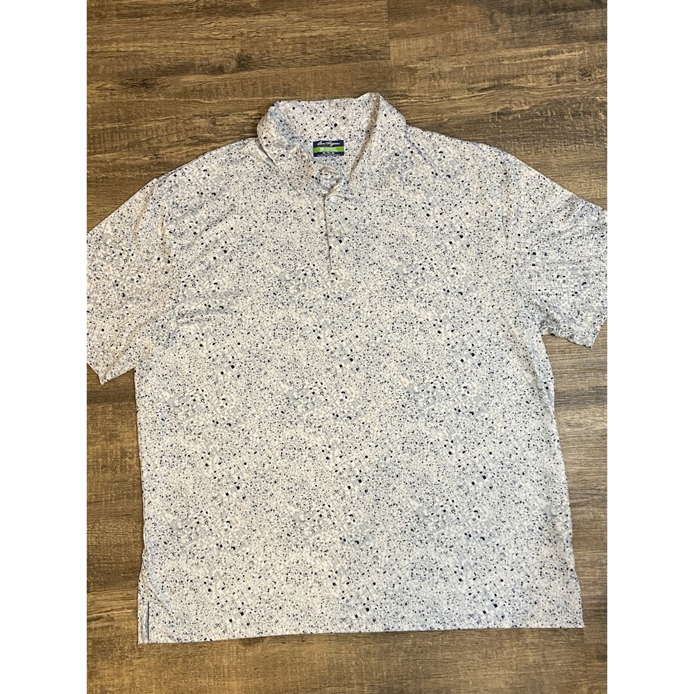 Ben Hogan Performance Golf Polo Shirt Mens 2XL Abstract Golfcore Dadcore Weekend